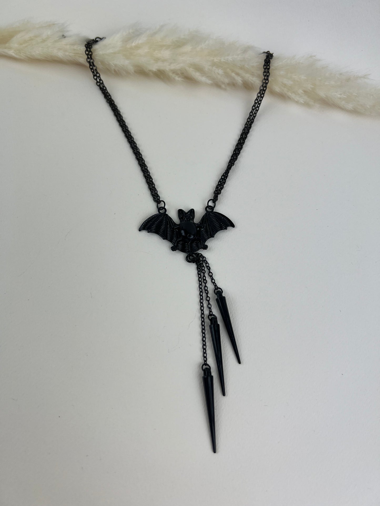 Classic Black Goth Statement Necklace