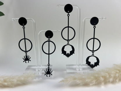 Long Statement Gothic Earrings