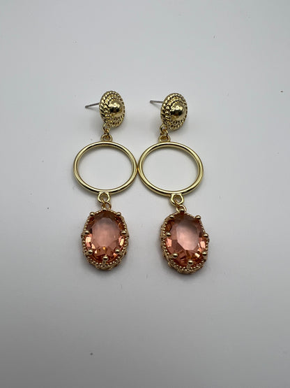 Elegant Round Drop Earrings