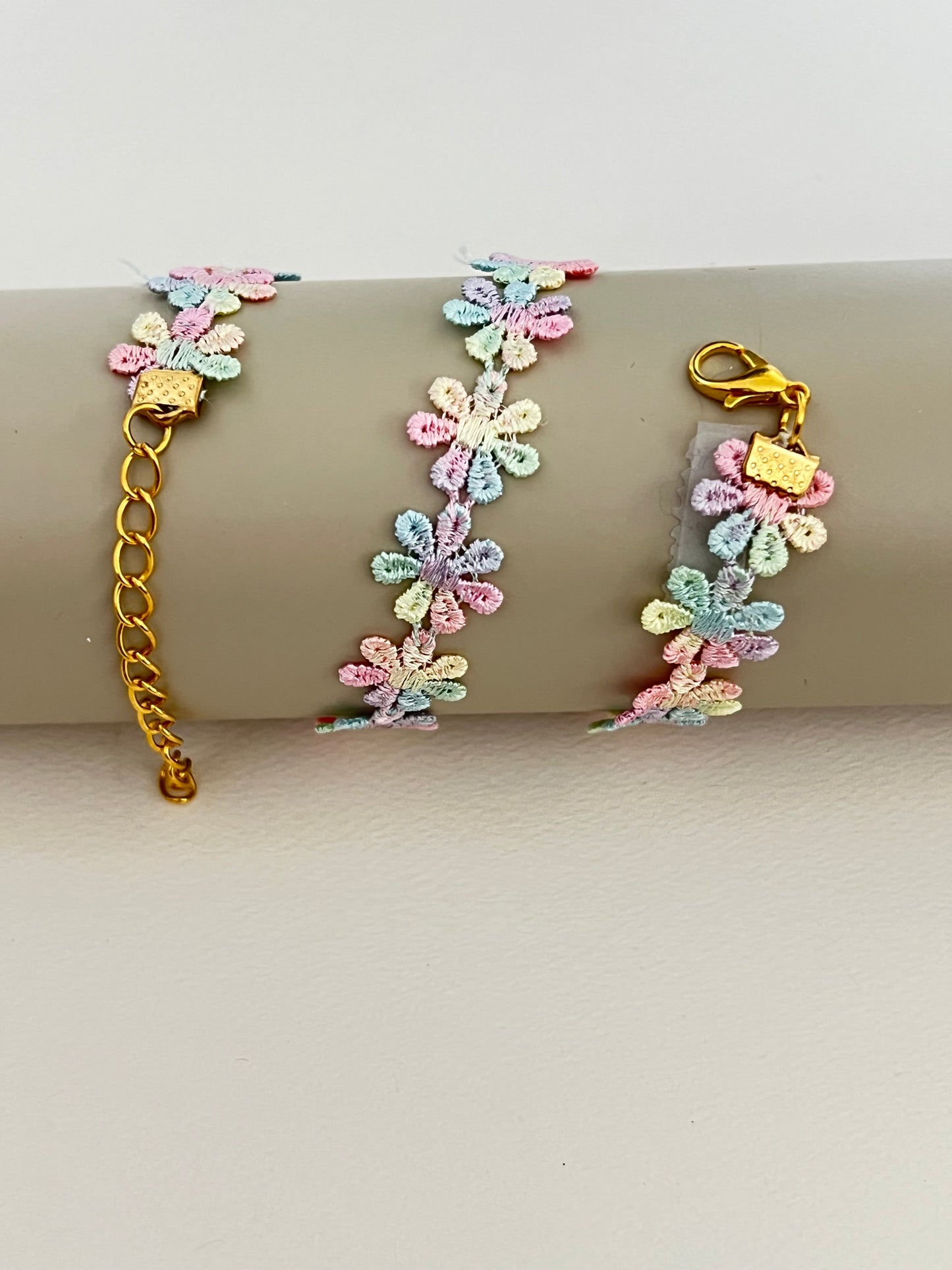 Embroidery Coquette Floral Choker