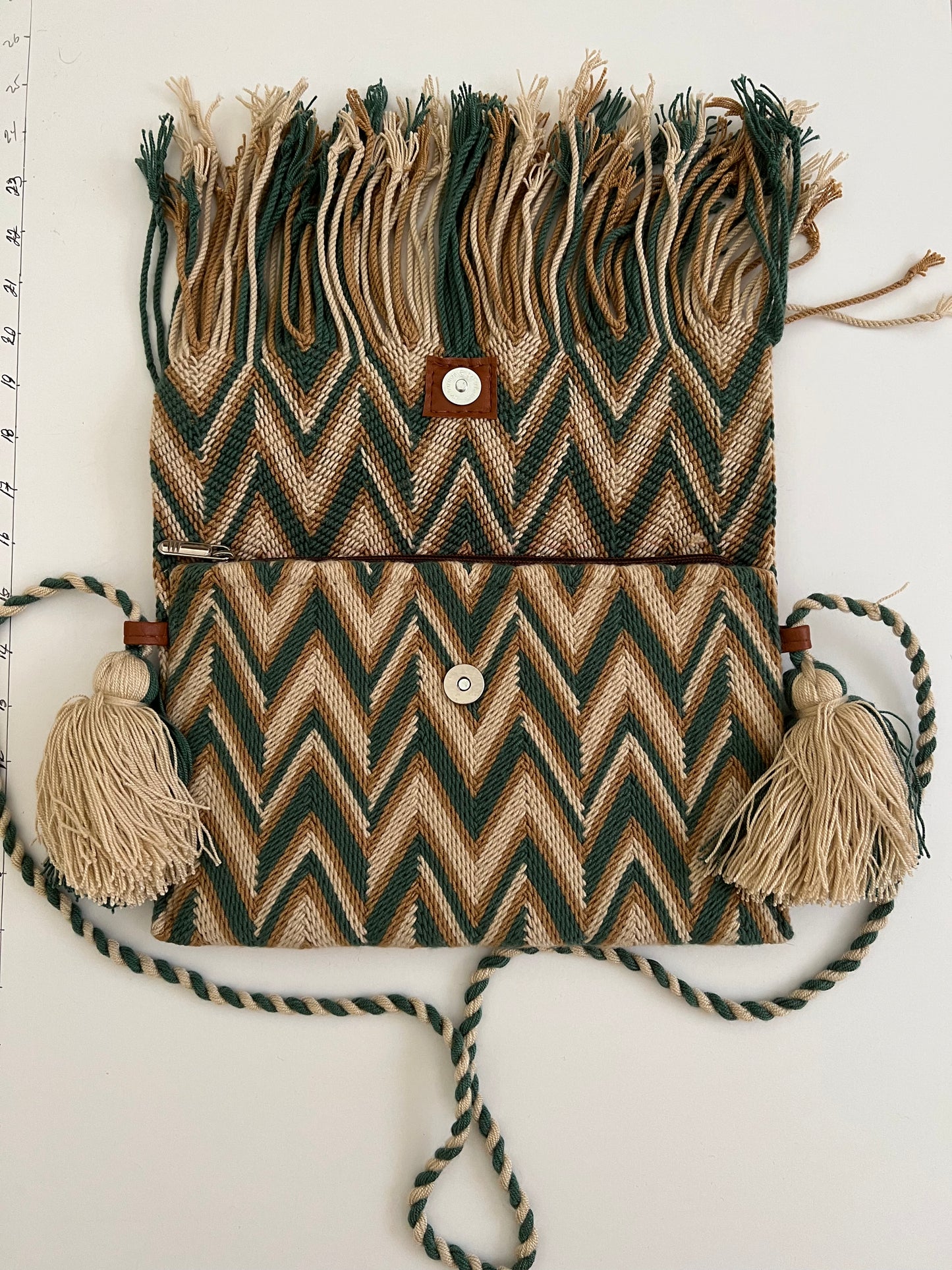 Handwoven Fringe Shoulder Bag