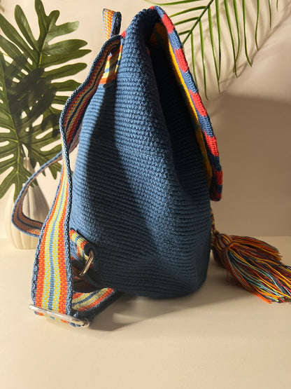 Colorful Handwoven Backpack