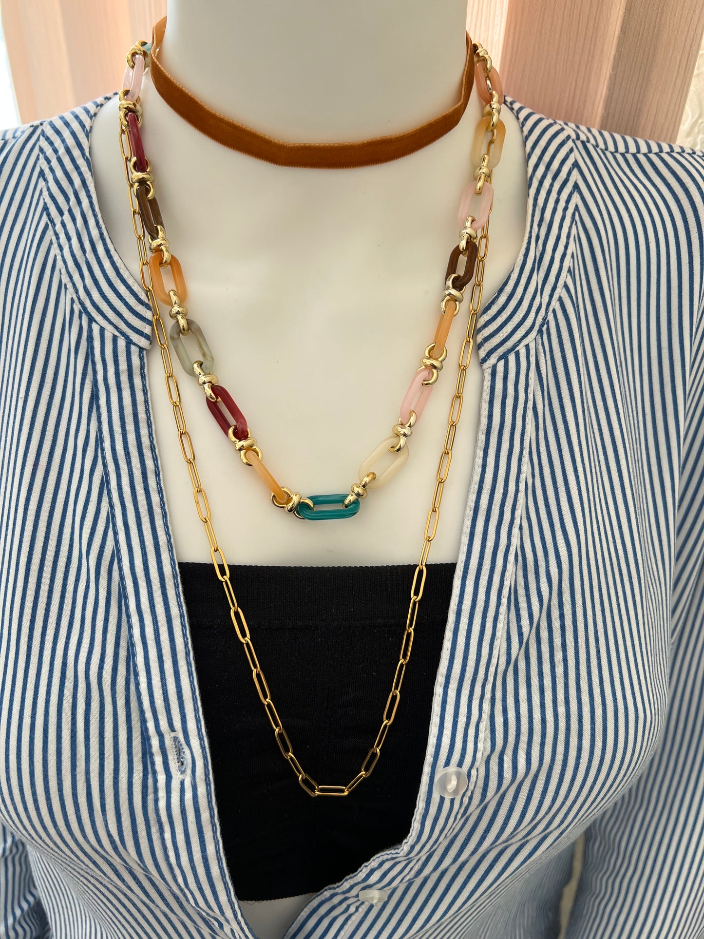 Bohemian  Layered Necklace Set