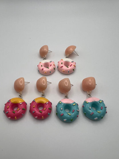 Whimsical Donut Earrings