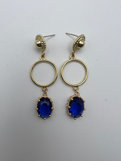 Elegant Round Drop Earrings