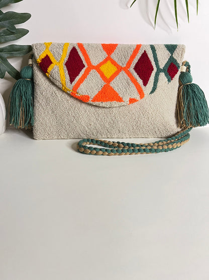 Colorful Handwoven Shoulder Bag