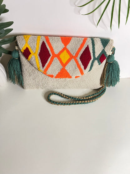 Colorful Handwoven Shoulder Bag