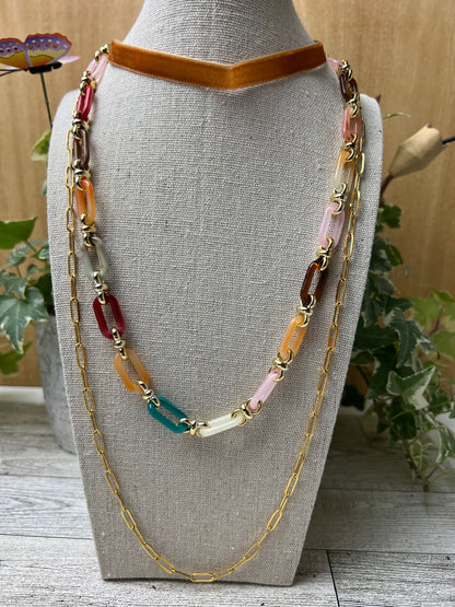 Bohemian  Layered Necklace Set