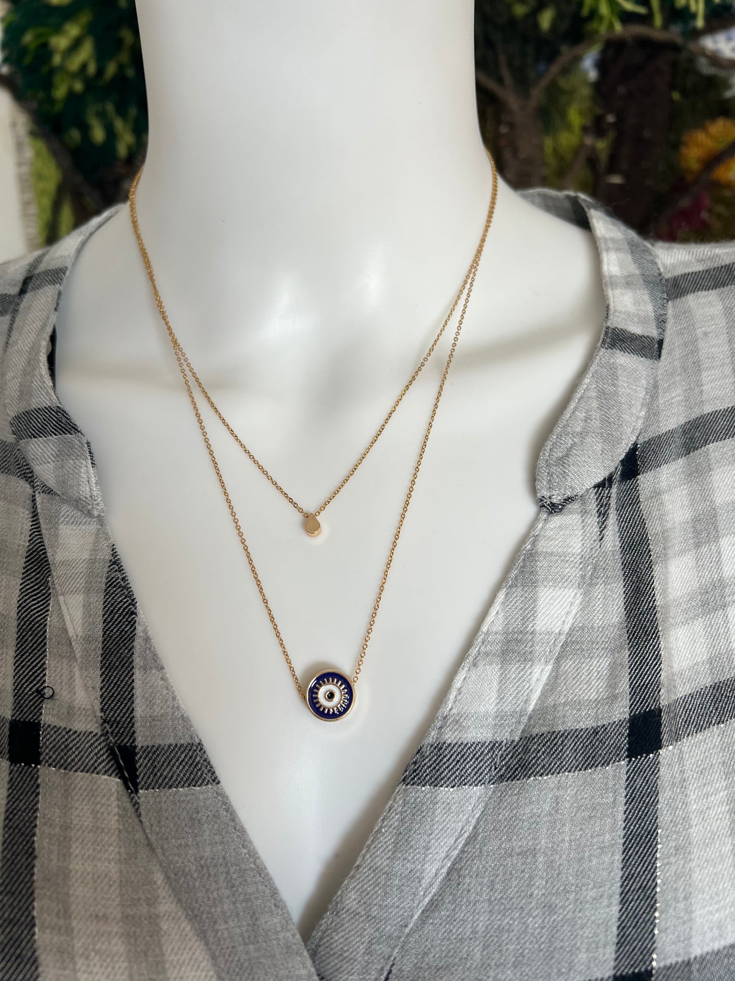 Minimalist Evil Eye Necklace