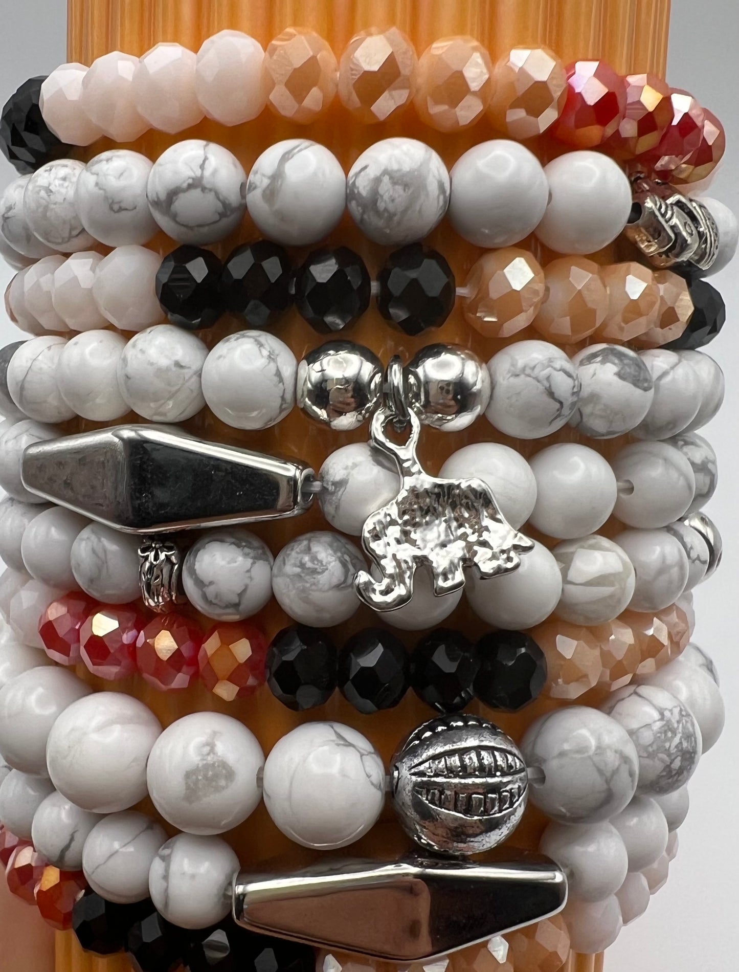 Bohemian Stackable Bead Bracelet Set