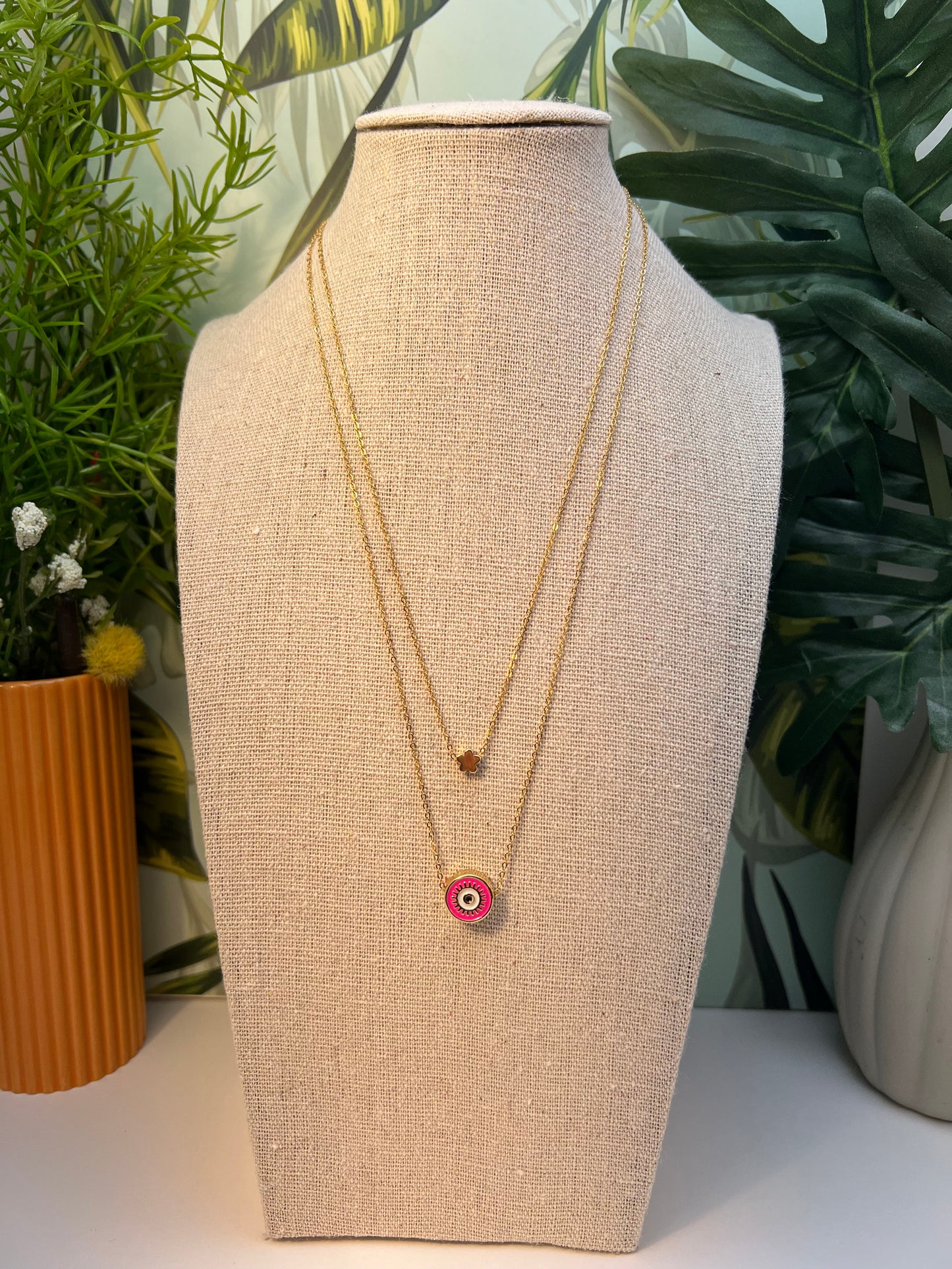 Minimalist Evil Eye Necklace