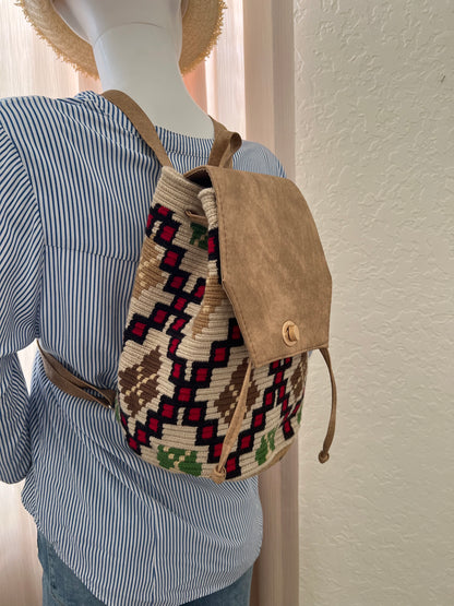 Artsy Handwoven Backpack