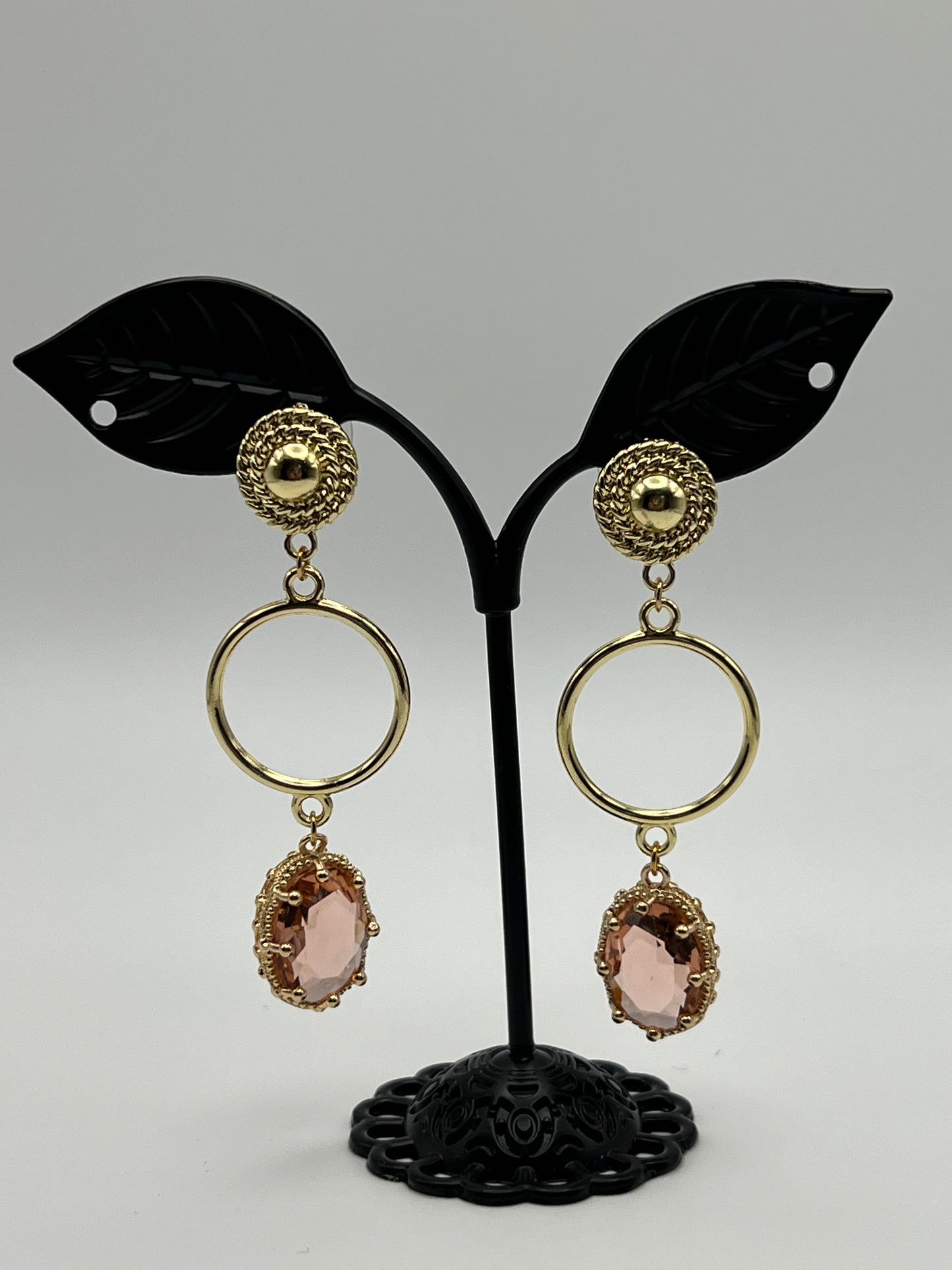 Elegant Round Drop Earrings