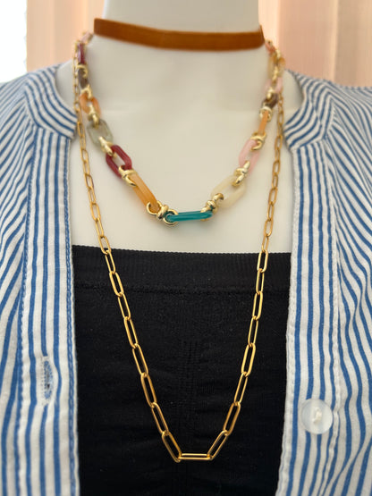 Bohemian  Layered Necklace Set