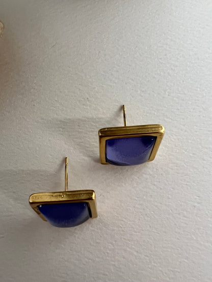 Pastel Color Stud Earrings