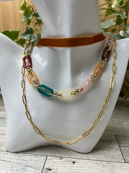 Bohemian  Layered Necklace Set