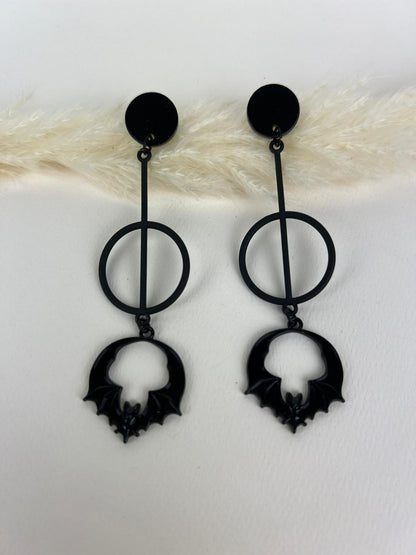 Long Statement Gothic Earrings