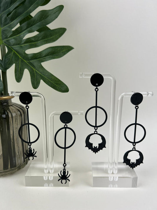 Long Statement Gothic Earrings