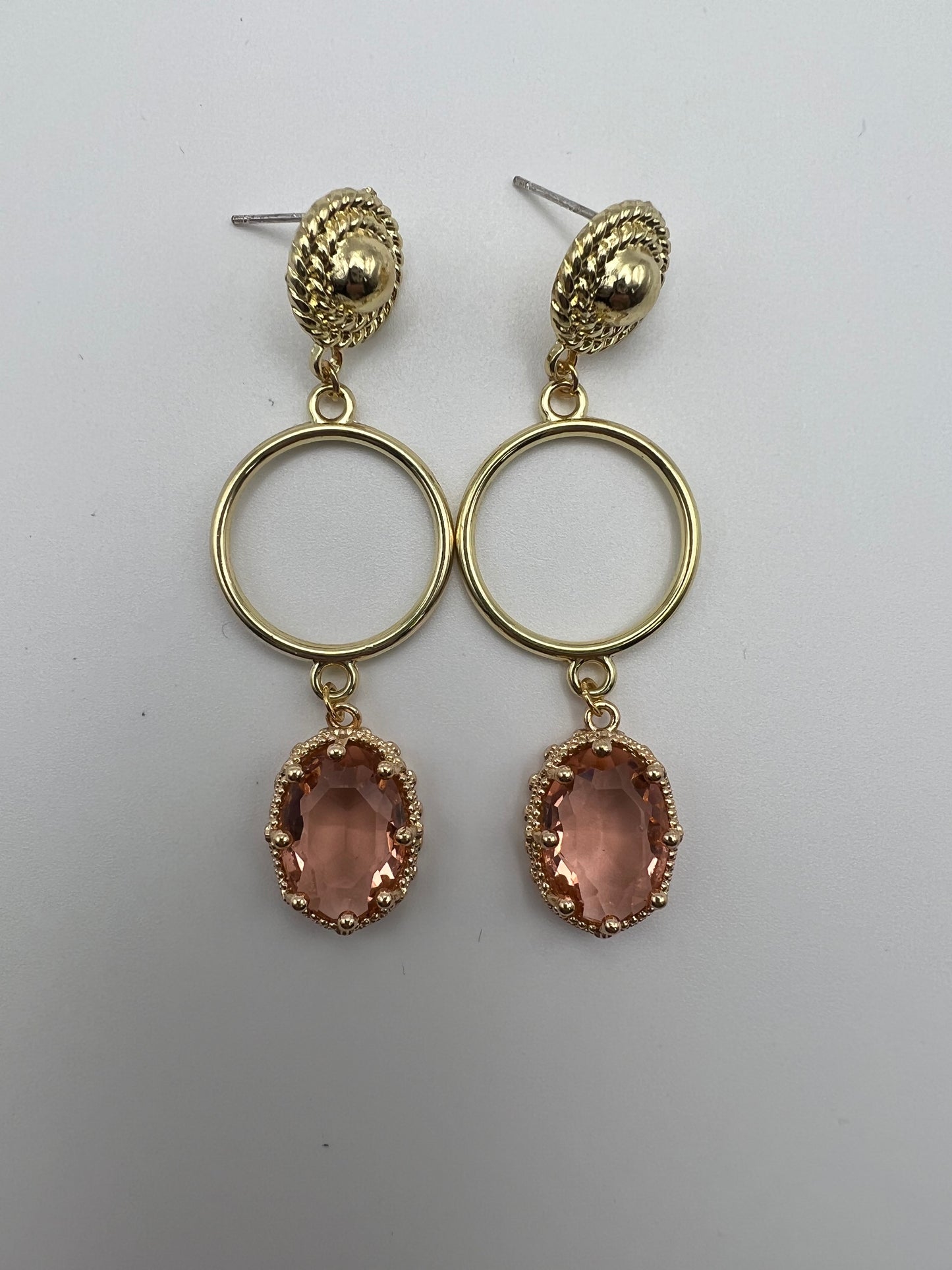 Elegant Round Drop Earrings