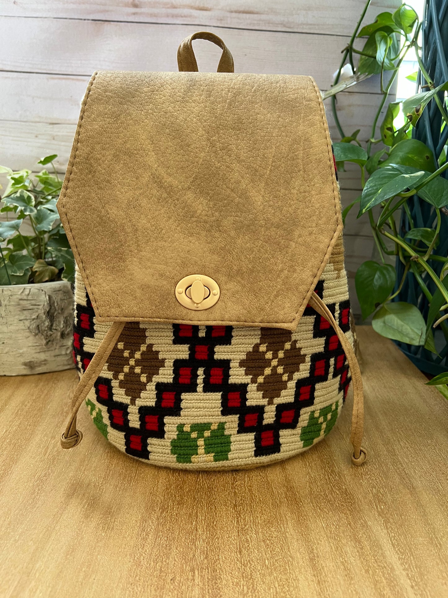 Artsy Handwoven Backpack