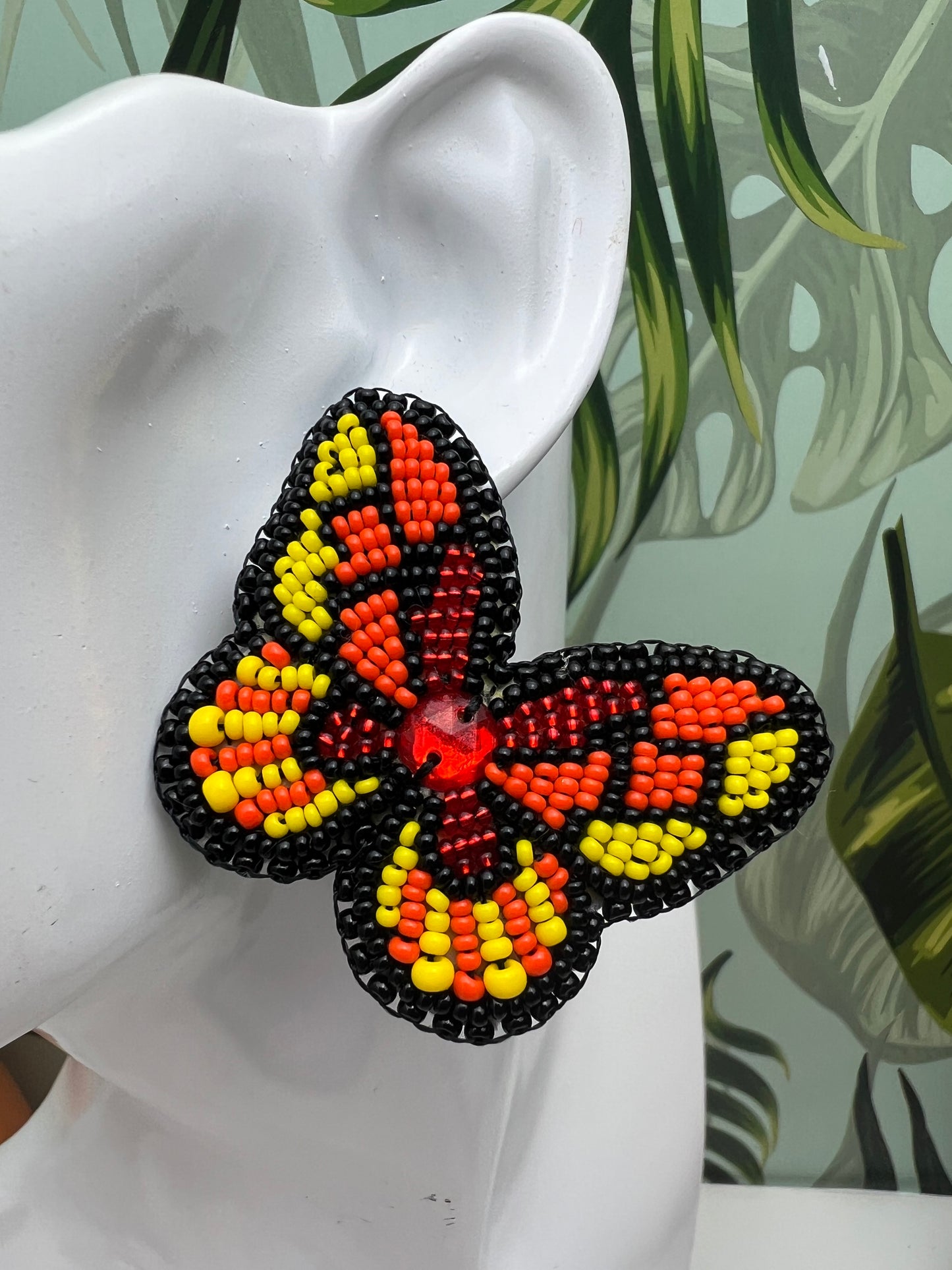 Beaded Embroidery Butterfly