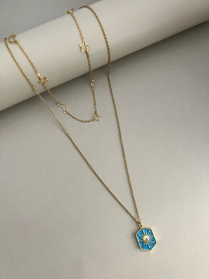 Celestial Layered Necklace