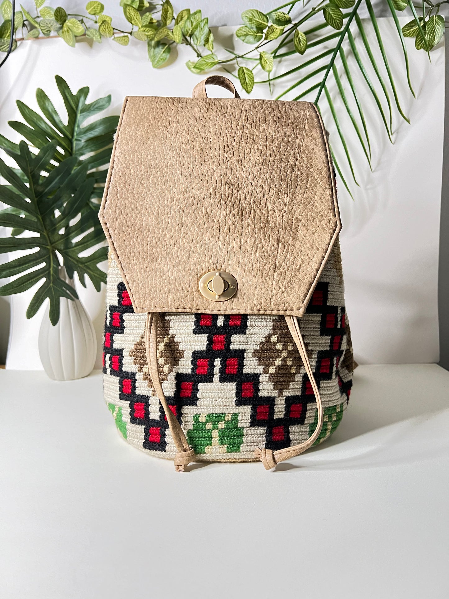 Artsy Handwoven Backpack