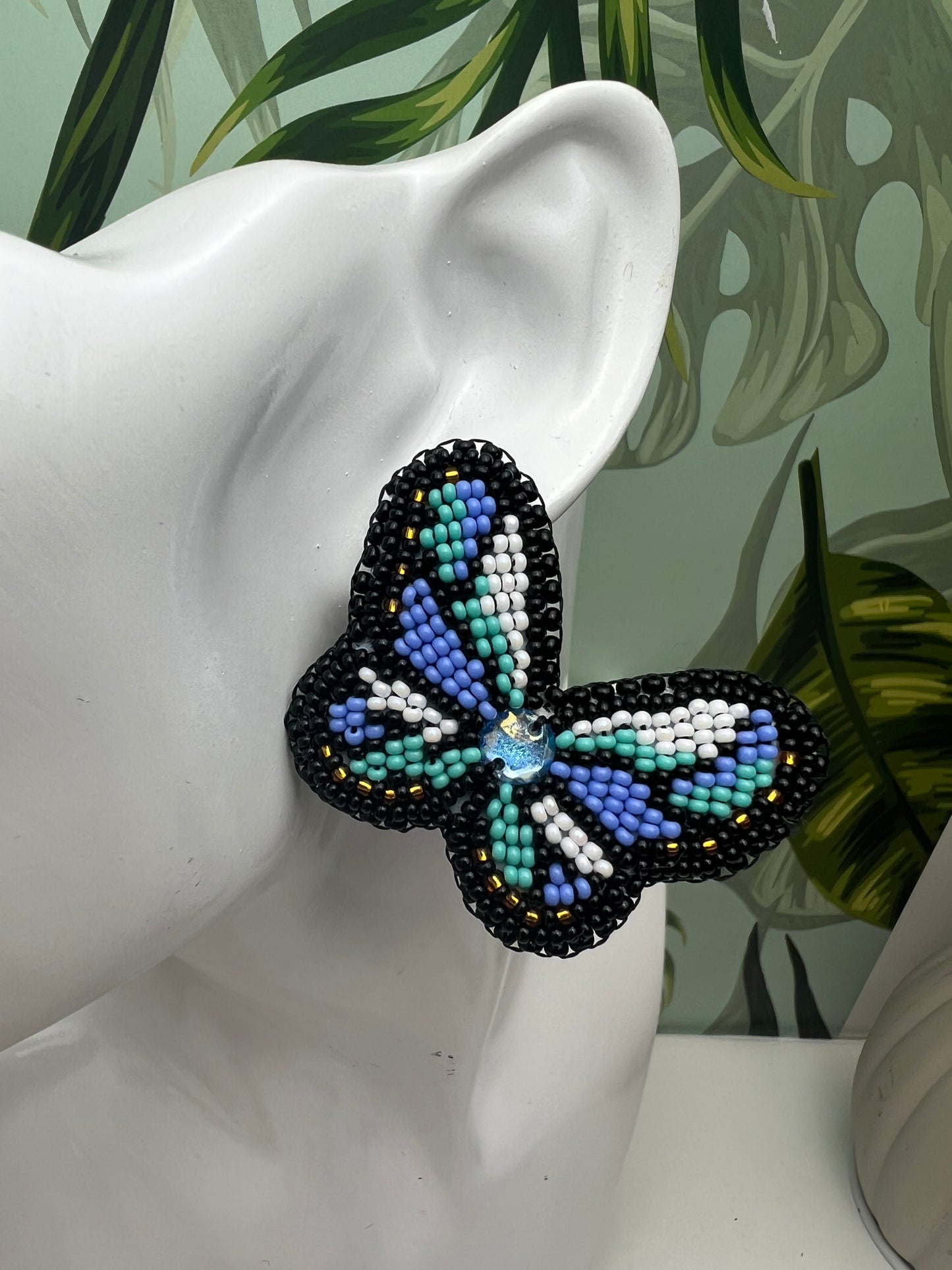 Beaded Embroidery Butterfly