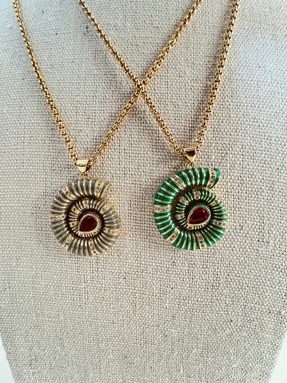 Nautilus Pendant Necklace