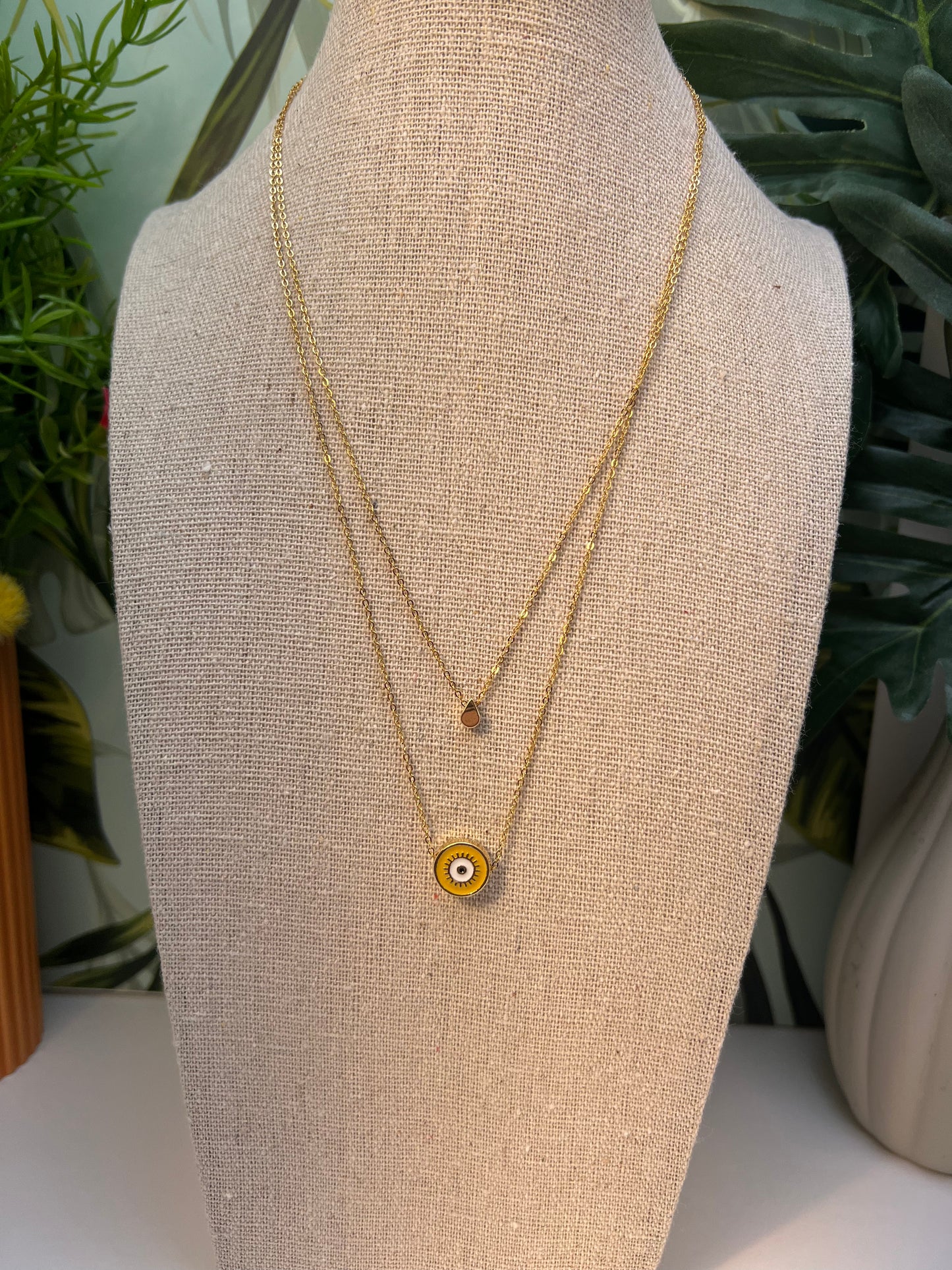 Minimalist Evil Eye Necklace