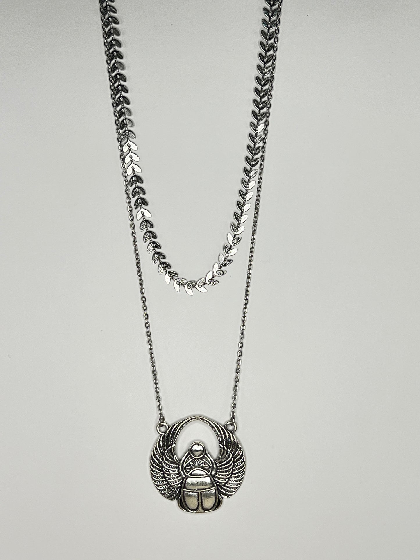 Egyptian Scarab Protection Necklace