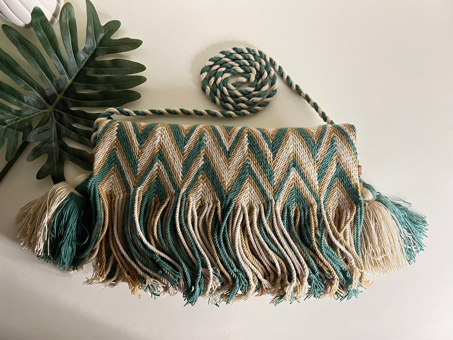 Handwoven Fringe Shoulder Bag