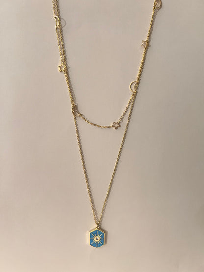 Celestial Layered Necklace