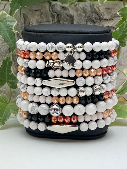 Bohemian Stackable Bead Bracelet Set