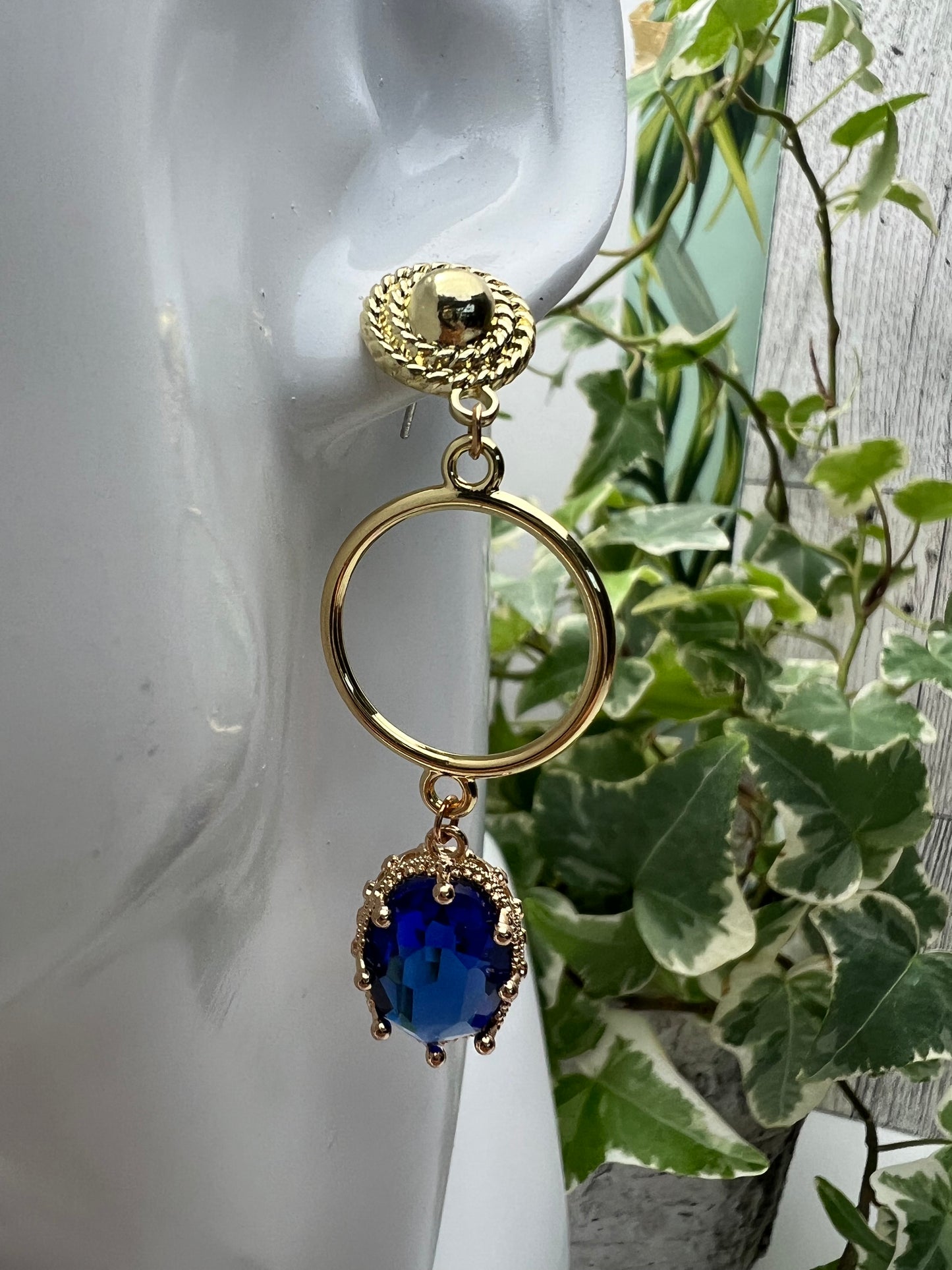 Elegant Round Drop Earrings