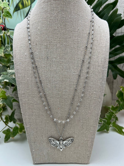 Moth Layered Necklace