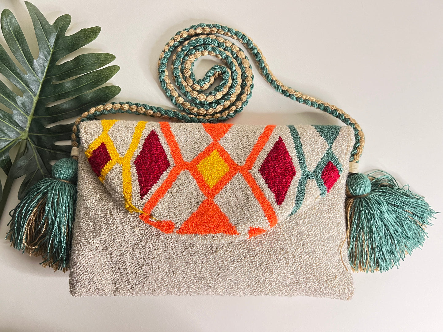 Colorful Handwoven Shoulder Bag