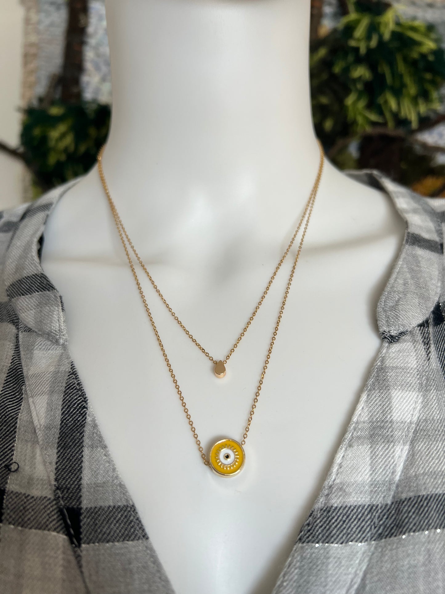 Minimalist Evil Eye Necklace