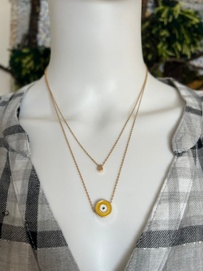 Minimalist Evil Eye Necklace