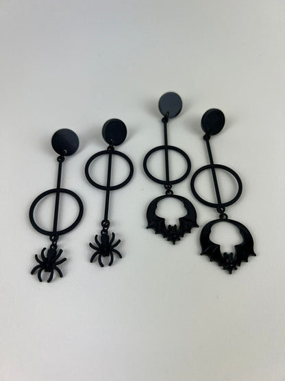 Long Statement Gothic Earrings