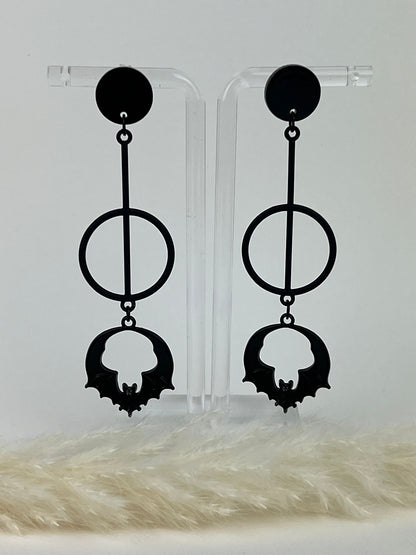 Long Statement Gothic Earrings