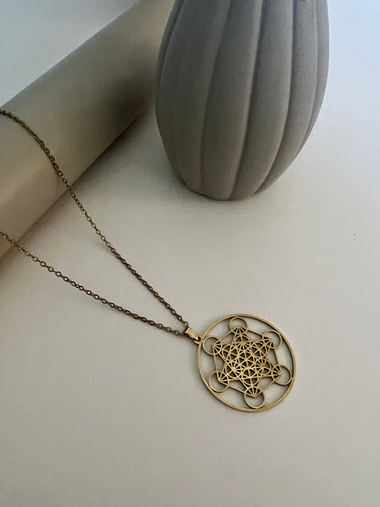 Archangel Metatron's Cube Neklace