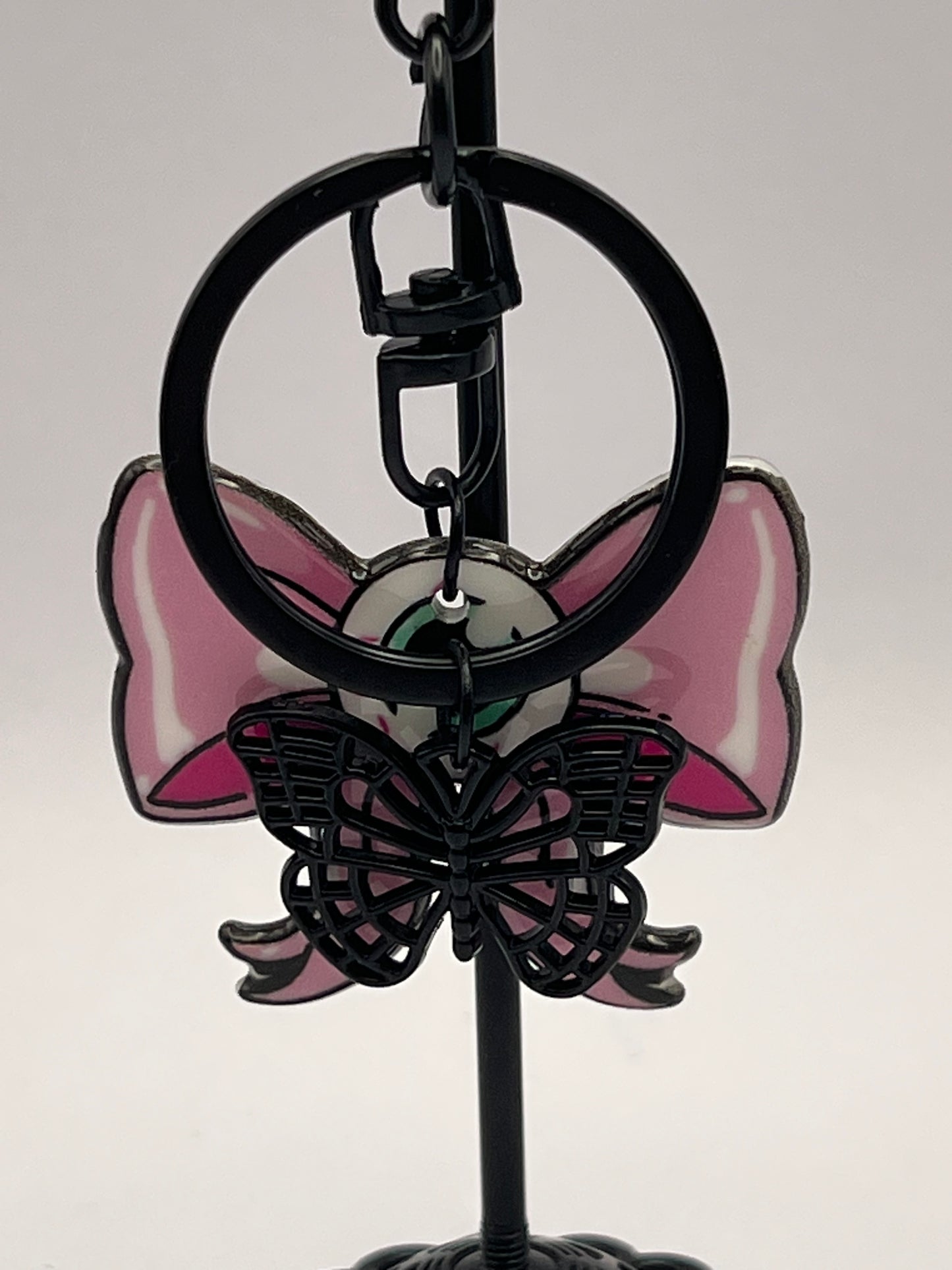Bow & Eye Pastel Goth Kaychain