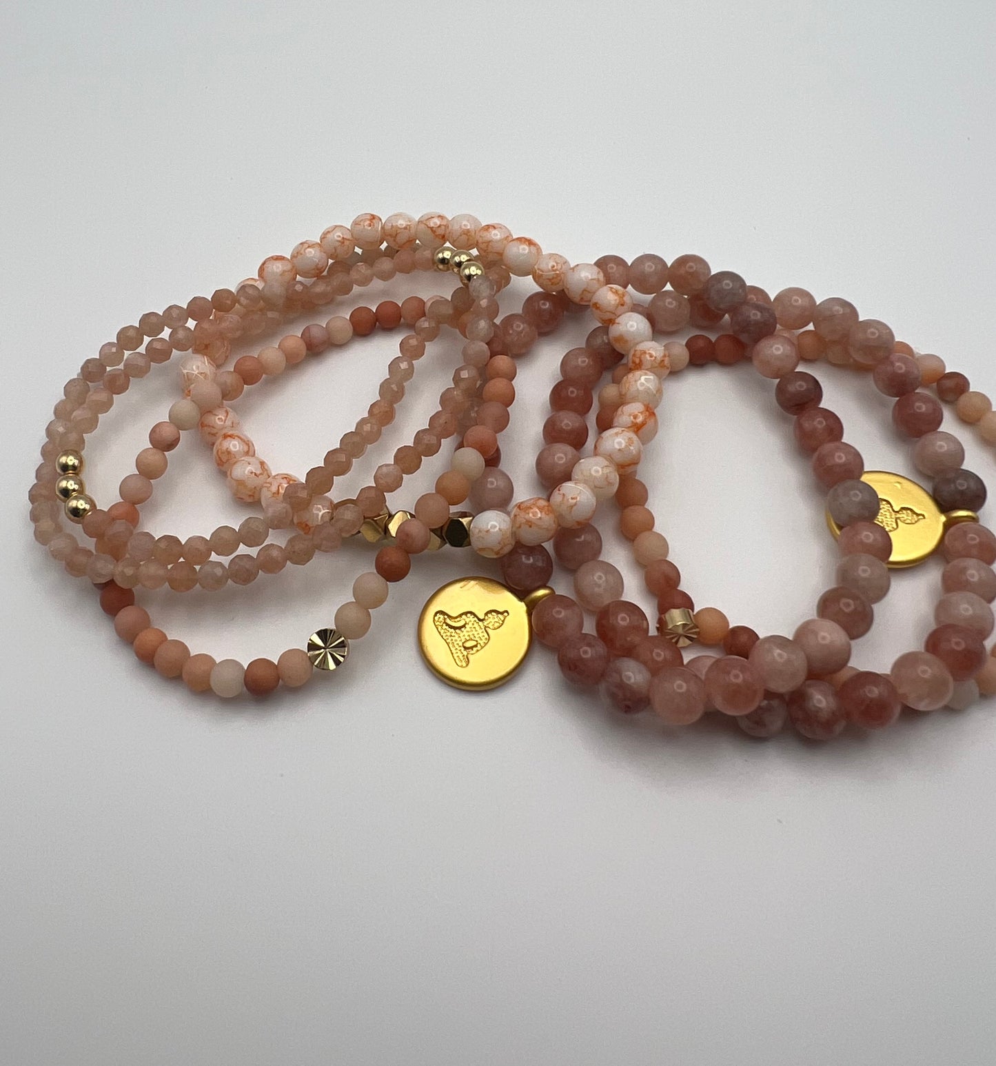 Buddha Stackable Bead Bracelet Set