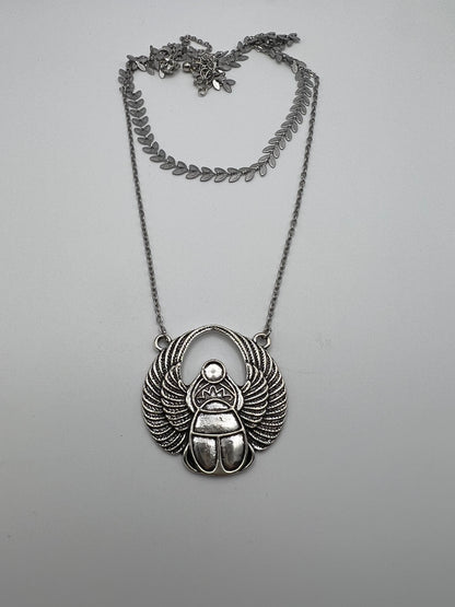 Egyptian Scarab Protection Necklace