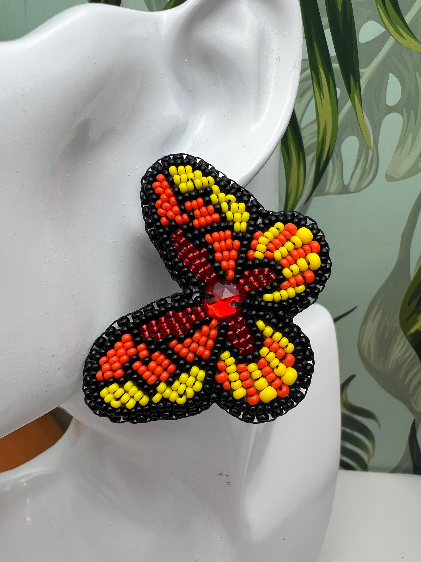 Beaded Embroidery Butterfly