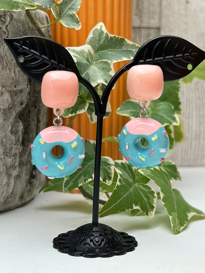 Whimsical Donut Earrings