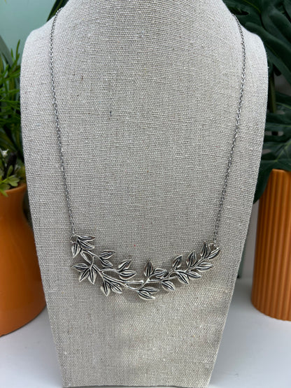 Leaf Statement Necklace