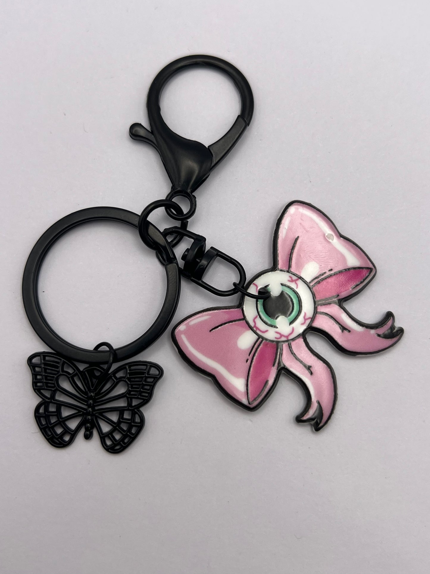Bow & Eye Pastel Goth Kaychain