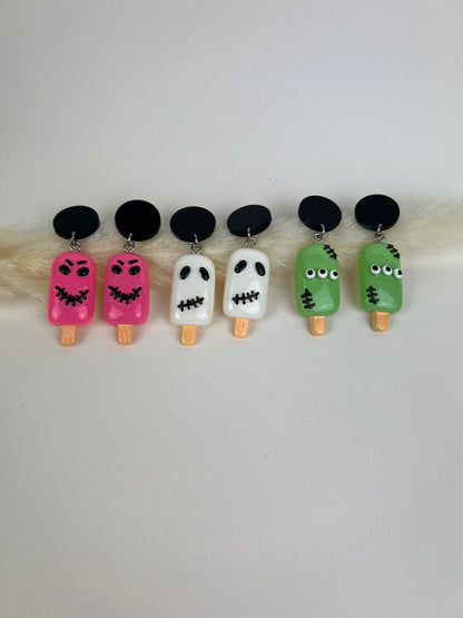 Cute Spooky Popsicles Earrings